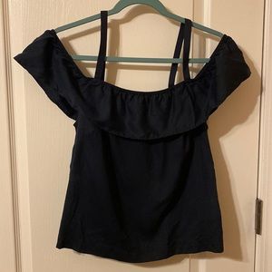 Loft off the shoulder tank blouse